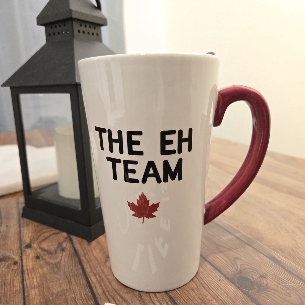 ✨️3 For $30✨️ NEW "The EH Team" Mug with Red Handle (By Canadiana)